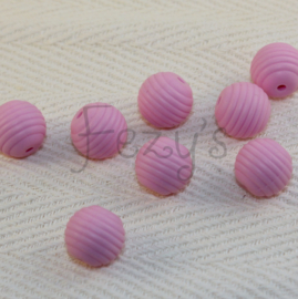 15mm striped - baby pink