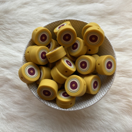 Nazar eye - mustard