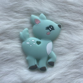 Deer teether - light mint