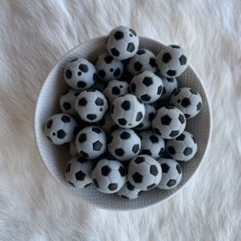 19mm - soccer bead grey