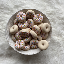 Donut with speckles bead