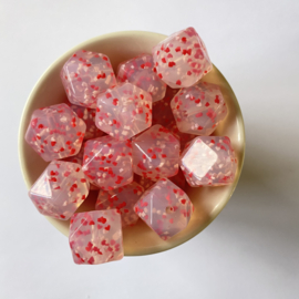 Hexagon - valentijns confetti