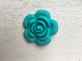 Grote bloem - turquoise