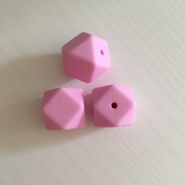 Hexagon - baby roze