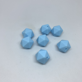 Icosahedron 17mm - baby blue