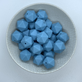 Small icosahedron - ice blue