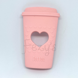 Koffie beker - licht roze