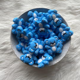 Bear bead - sky blue
