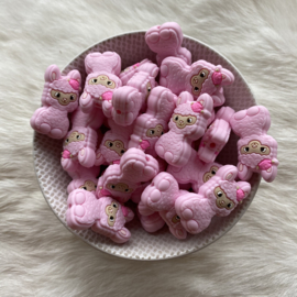 Happy llama bead - soft pink