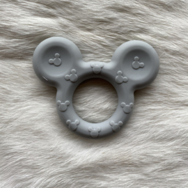 Mickey mouse teether - light grey