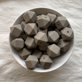 Kleine hexagon - dark oat