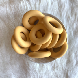 Donut ring - goud geel