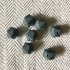 Icosahedron 22mm - dark grey