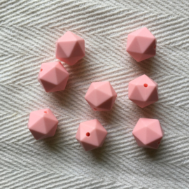Icosahedron 17mm - licht roze