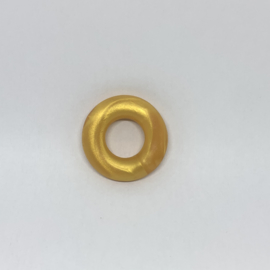 Donut ring - parelmoer goud