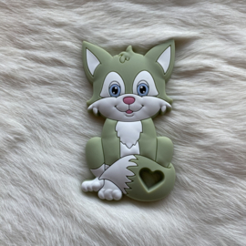 Fox sitting teether - lint 2