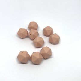 Icosahedron 17mm - vintage roze