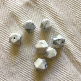 Small hexagon - marble