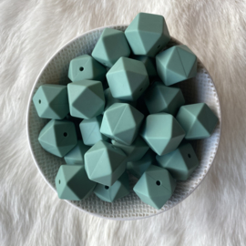 Hexagon - zeegroen