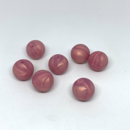 15mm - rose goud parelmoer