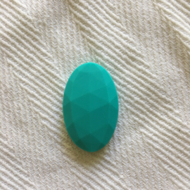 Big oval - turquoise