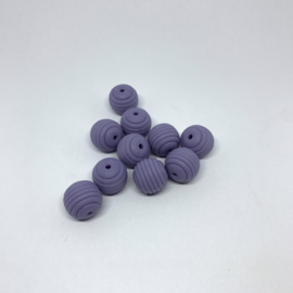 15mm striped - dark lilac