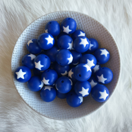 15mm - light navy with white star