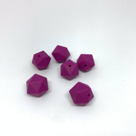 Icosahedron 17mm - magenta