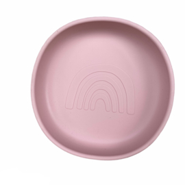 Silicone plate rainbow -  old pink