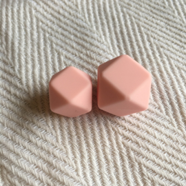 Kleine hexagon - rozekwarts
