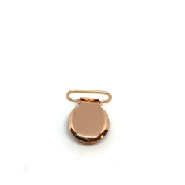 Speenclip metaal - rosé goud 20mm