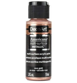 Deco Americana metallics - Rose gold