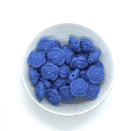 Kleine bloem - jeans blauw