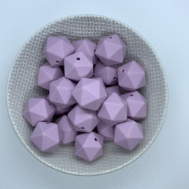 Icosahedron 17mm - licht lavendel