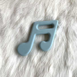 Muzieknoot - oud blauw