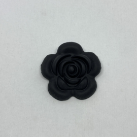 Grote bloem - zwart