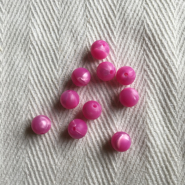 12mm - parelmoer fuchsia