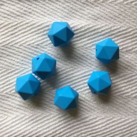 Icosahedron 17mm - hemels blauw