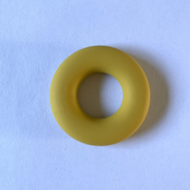 Donut ring - mosterdgeel