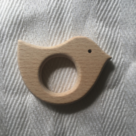 Wooden teether - bird