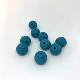 15mm striped - dark cyane