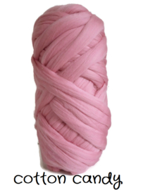 XXl merino lontwol cotton candy roze