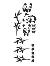 Muursticker Pandawereld