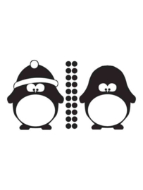 Muursticker Pinguins