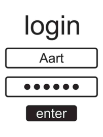 Muursticker Login