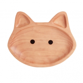 Houten bord poes