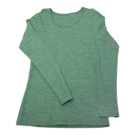 Dames longsleeve Green | Wol