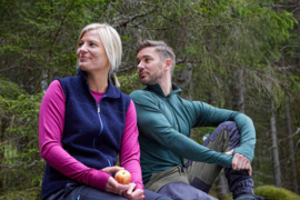Wollen dames bodywarmer Beata | Navy