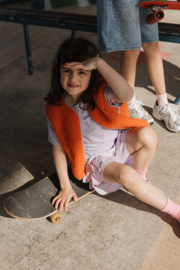 Wollen gilet junior | Camino | Koraal - lila