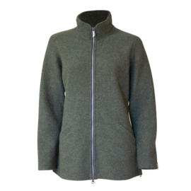 Wollen damesvest Brodal - Lang model | Green